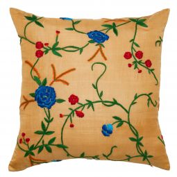 Persian Blossom Pillow Cover - Ocher